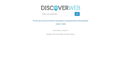 Desktop Screenshot of discoverweb.com